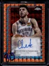 2025-26 Topps Chrome Chet Holmgren Auto Geometric Orange Refractor #/25 Thunder