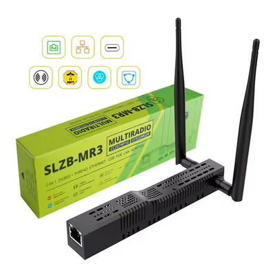 SMLIGHT SLZB-MR3 Zigbee Thread Multiradio CC2652P10 EFR32MG24 LAN PoE USB Wi-Fi