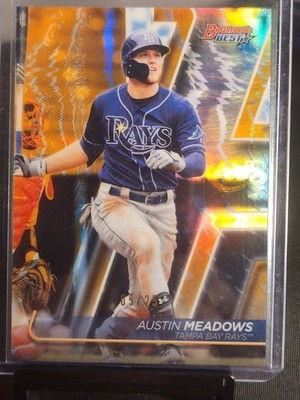 2020 Bowmans Best Orange Reactive Austin Meadows # 64 #ed 23/25