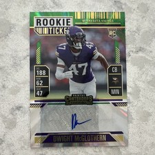 Panini 2024 Contenders Green Rookie Ticket Dwight McGlothern Auto #200 