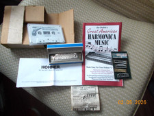 Hohner Bluesband Harmonica Kit w/Instructional Cassette Tape Jon Gindick 1987 