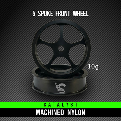 Catalyst 5 Spoke Machined Nylon Front Drag Wheels (2)