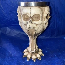 Skeleton/ Skull Gothic Horror Halloween Wine Goblet Chalice