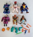 Y-381 VINTAGE 1980/90'S TEENAGE MUTANT NINJA TURTLES FIGURES-BEBOP, SHREDDER, +!