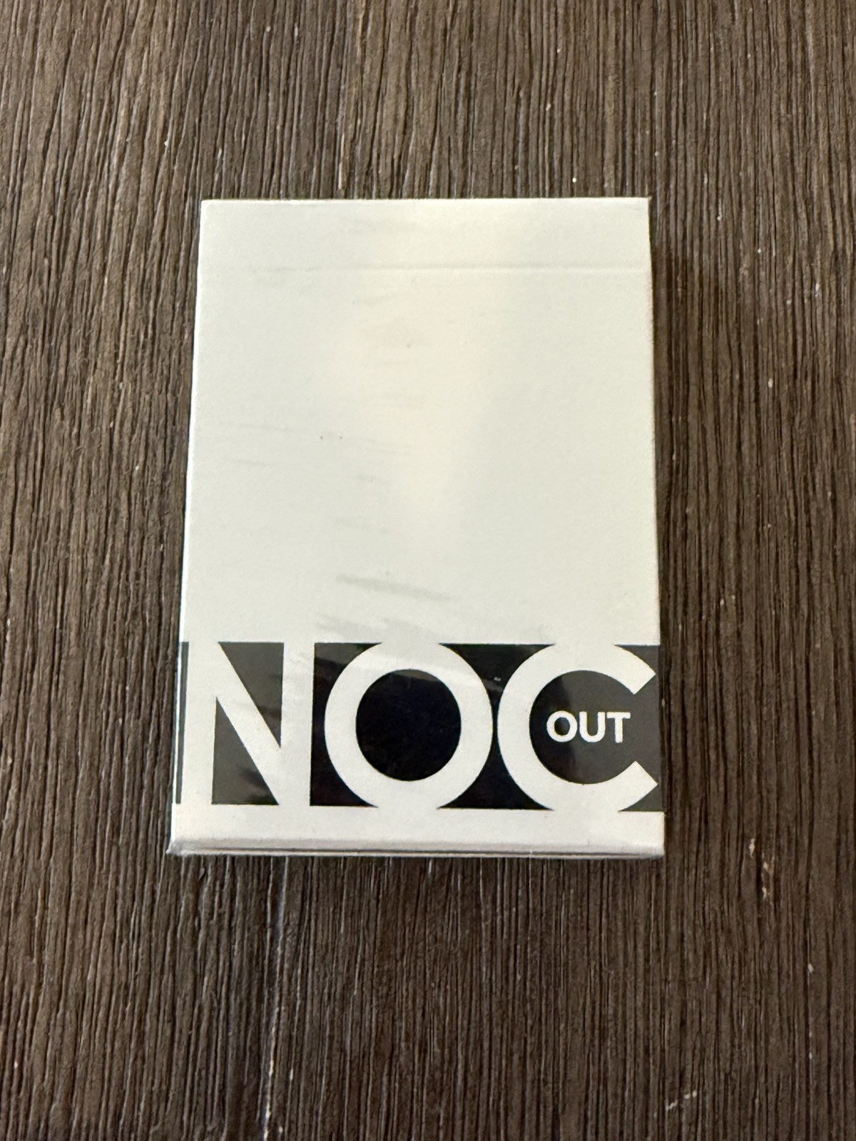 NOC Out Playing Cards White - SEALED Limited Edition
