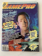 Gamepro February 1993 Magazine With Poster