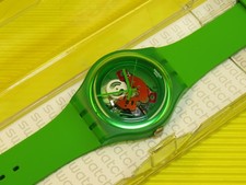 Swatch New Gent - GREEN LACQUERED  - SUOG103 - in NEU & OVP - Version 1