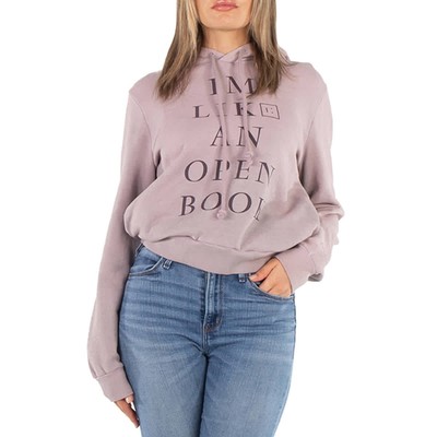 Acne Studios Unisex Grey Purple Faro Printed Heat-Reactive Hoodie, Size X-Small