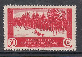 Timbres Maroc Espagnol 1935 * MVLH - Série Edifil 148/60 (côte 385€) - NEUF