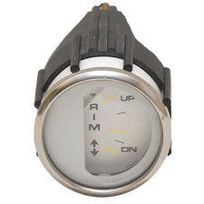 Faria Boat Trim Gauge GPC601B | Kronos Silver Mercury Yamaha