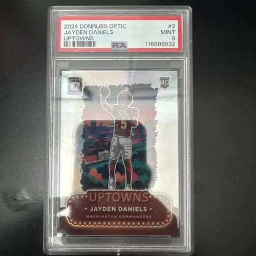 2024 Panini Donruss Optic - Uptowns Jayden Daniels #2 (RC) PSA 9