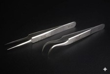 Watch Hairspring Tweezers Vetus No.7 5 Stainless Steel Precision Anti Magnetic