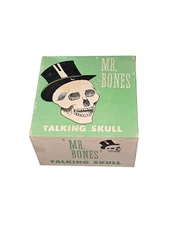 1954 Fishlove MR. BONES TALKING SKULL IN BOX/Key - Famous Monsters Standard