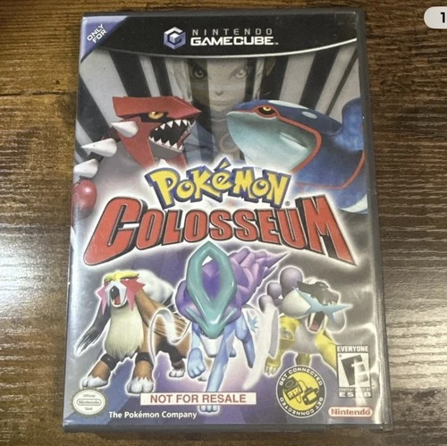 Pokemon Colosseum Nintendo Gamecube Black Label Not For Resale NO MANUAL OR GAME