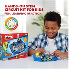 Kids Circuit Board Kit Educational Science Toy Age 8-12