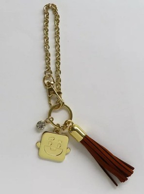 BT21 SUGA Gold Metall Taschenanhänger Fransen FanSpaß MARKT Sammlerstück