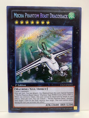 Carta Yu-Gi-Oh! Mecha Phantom Beast Dracossack – MP14-EN030, Secret Rare, 1ª Edición