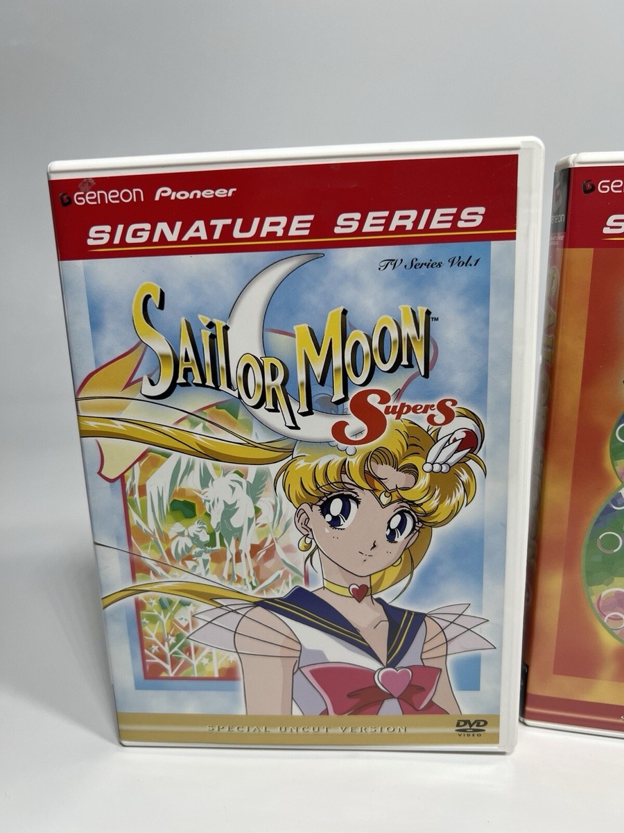 Sailor Moon SuperS Vol 1 + 2 - Geneon Pioneer Signature Series