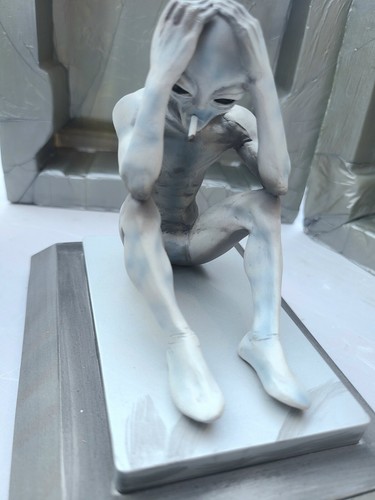 Akte X entführt rauchende Alien Statue Randy Bowen Statue limitierte Auflage # von 3000 selten - Bild 19 von 19