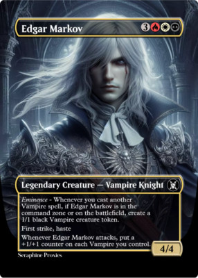 Edgar Markov - High Quality Altered Art Custom Cards