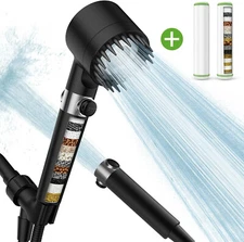 FEELSO Filtered Shower Head with Handheld, High Pressure Rain Showerhead 4 Mode