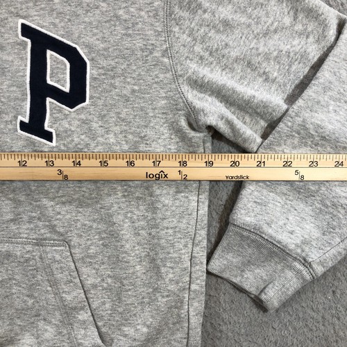 Gap Kids Pullover Hoodie Sweater Girls Large Gray Spell Out - Picture 3 of 13