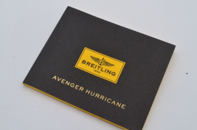 BREITLING ANLEITUNG MANUALAVENGER HURRICANE