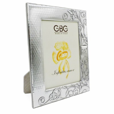 Cadre Photo en Argent 13x18 cm pour le Vingt-cinquième Anniversaire du ...