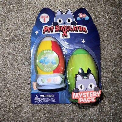 Pet Simulator X Series 1 Big Games 2 Pack Mystery Eggs With Rare DLC Code New