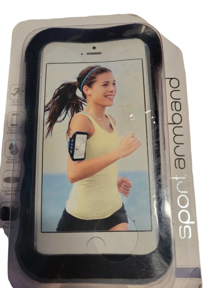 Универсальный спортивный нарукавник Vivitar с держателем ключей для бега ~ водонепроницаемый НОВЫЙ - Изображение 4 из 4