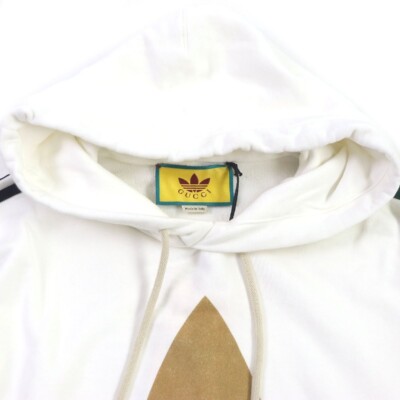 GUCCI x adidas Men's Sherry Line Three Stripe White Collab Limited