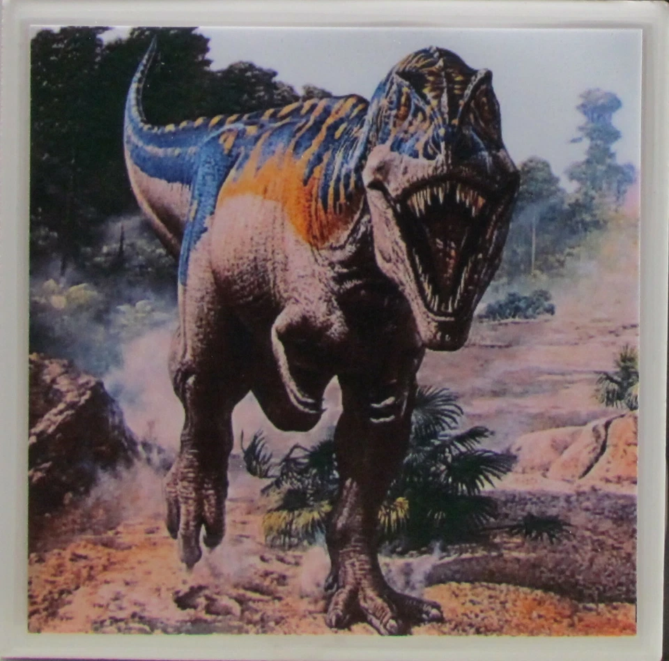 Montaña rusa de azulejos de cerámica - Dinosaurios - Juego de 4 - (Compra 2 juegos cualquiera - Consigue 1 juego gratis) A Foto 3 de 4