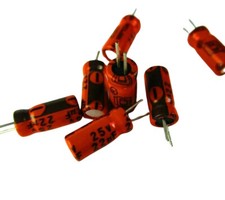 25pcs/50pcs - Aluminum Electrolytic Capacitors 22uF 25V 105C 20 5 X 11mm USA