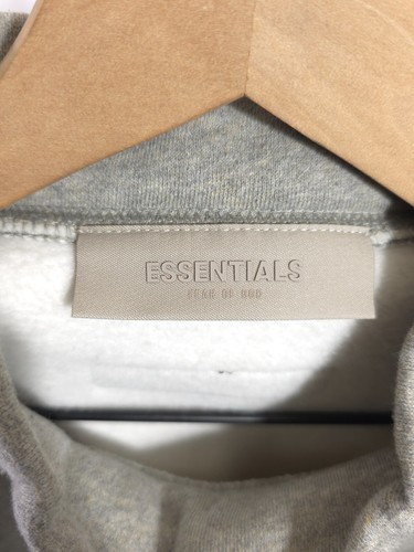Fear of God Essentials Kids Size 8 Heather Oatmeal Mock Neck Sweater Womens XS/S - Picture 3 of 15