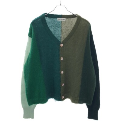 TTT_MSW Tee 22AW Multicolor Mohair Knit Cardigan TTT-2022AW TTT_MSW Tee 22AW Multicolor Mohair Knit Cardigan TTT-2022AW