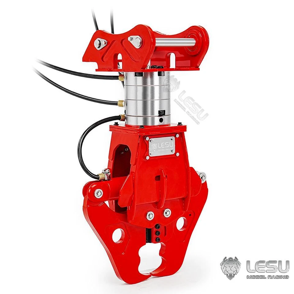 270°Rotatable Metal Hydraulic Shear Clamp for LESU Aoue C374F 1/14 RC Excavator - Image 2 of 4