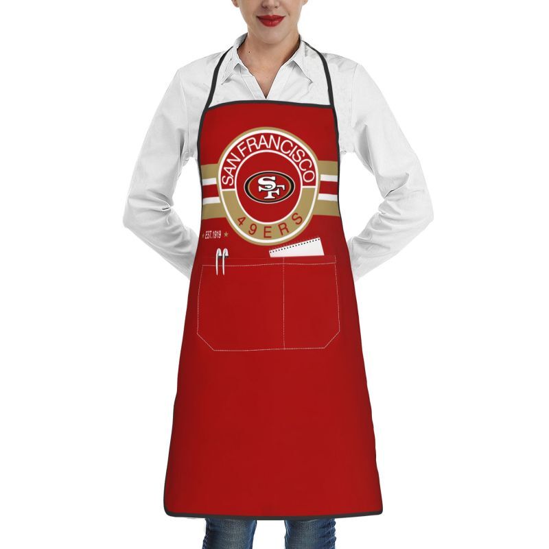 San Francisco 49ers Adult apron Waterproof Cooking Kitchen Aprons With