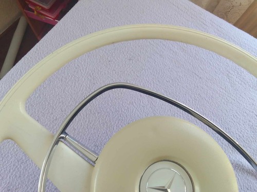 Mercedes Benz ivory steering wheel w108 w109 w111 w113 Pagoda sl w114 w115 - Picture 12 of 17
