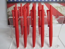 10 TERZETTI PDA TIP STYLUS BALLPOINT PEN-RED-IDEAL FOR FEDEX,UPS/ DELIVERY