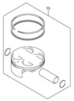 Suzuki Piston Kit 2007 Rm-z450 07 Rm Z450 12110-35840 on sale Suzuki Piston Kit 2007 Rm-z450 07 Rm Z450 12110-35840 on sale