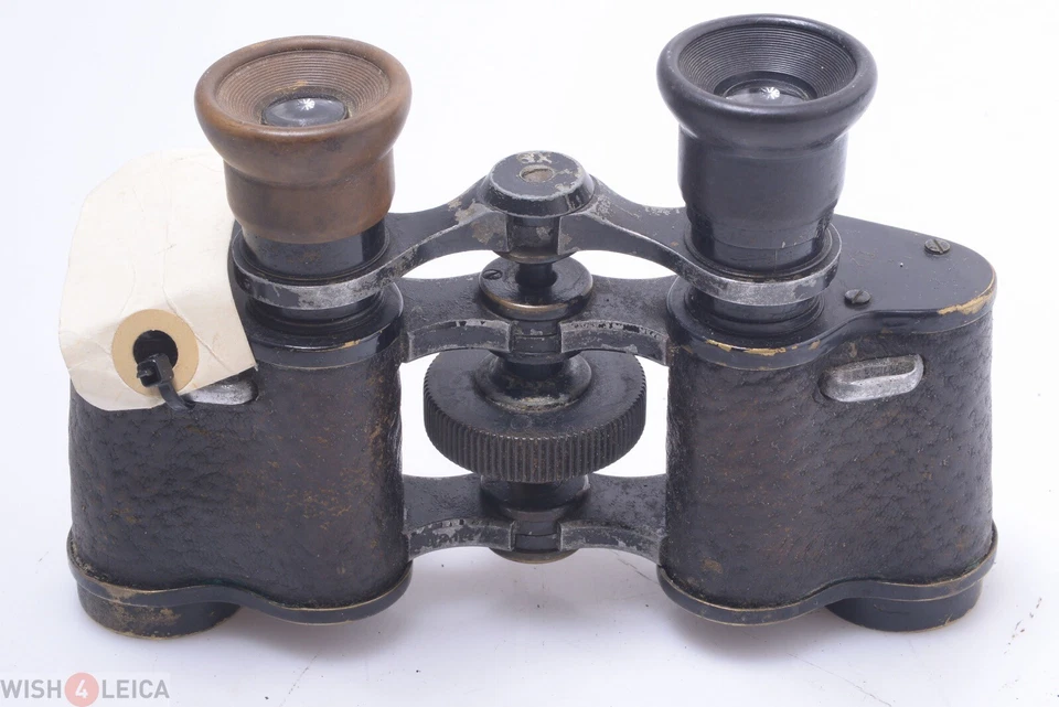✅ BINOCULARS GERMAN, ENGLISH, FRENCE? NG ENGRAVED 6X ANTIQUE PRISM MILITAIRY? - Image 2 of 4
