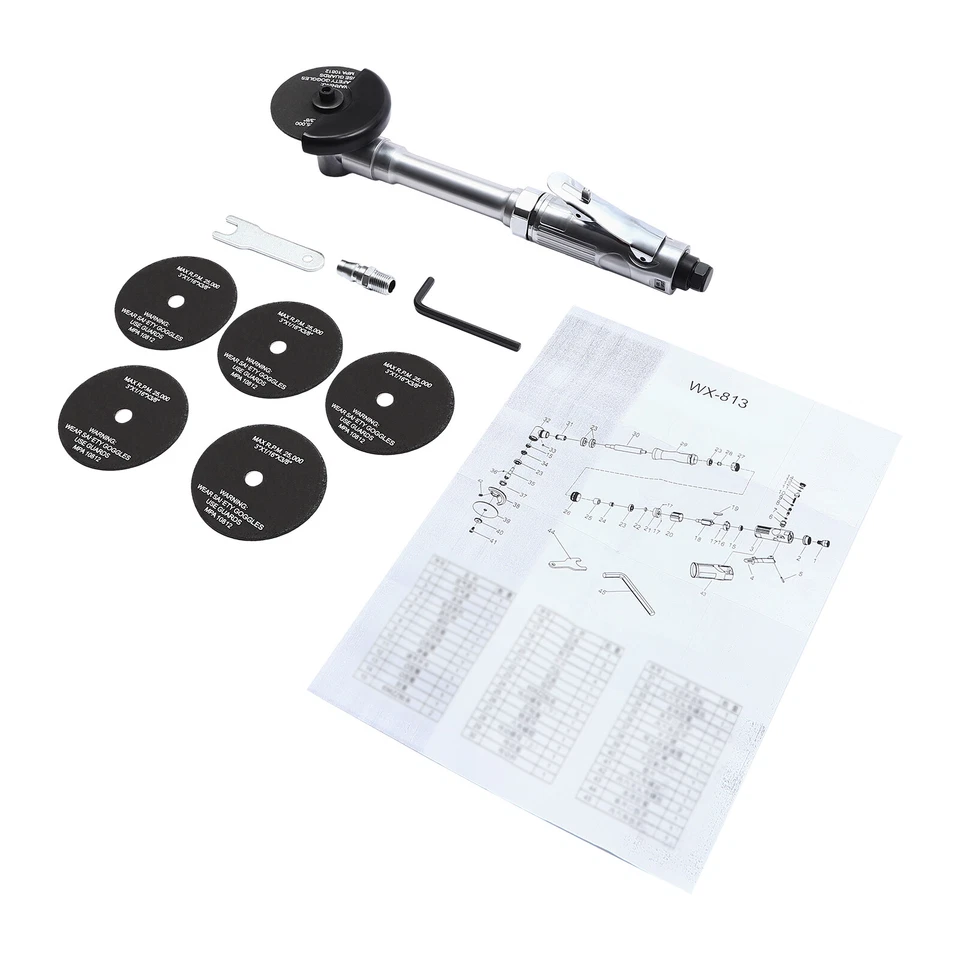 Herramienta de corte de aire 90 PSI Herramienta de corte de 3 pulgadas Herramienta neumática de corte de chapa metálica Foto 2 de 4