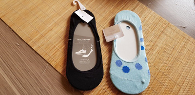 2x Sneaker-Socken Füßlinge Gr S 1x New Balance NB schwarz 1x Pepe Jeans h blau