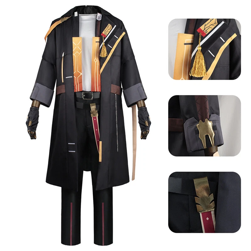 Game Honkai: Star Rail Trailblazer Stelle Caelus Cosplay Costumes Outfit Uniform - Image 2 of 4