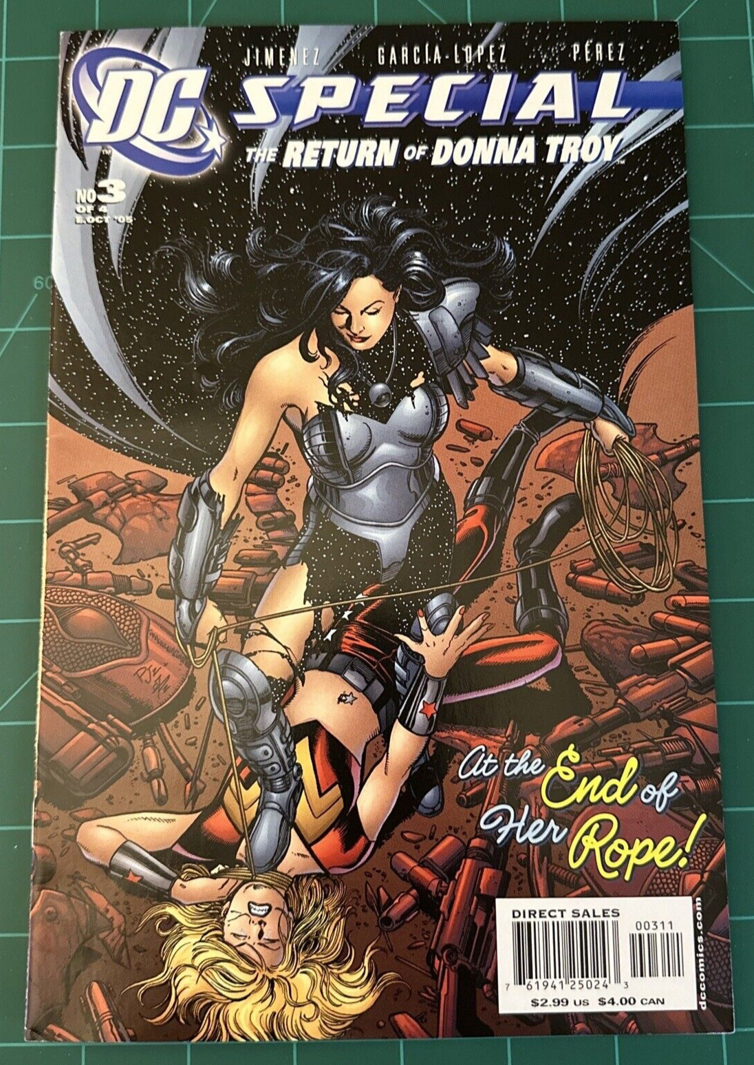 DC SPECIAL THE RETURN OF DONNA TROY #3  2005 GEORGE PEREZ