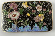 Vintage Fine Quality Antique Chinese Export Cloisonne Enamel Brass Belt Buckle