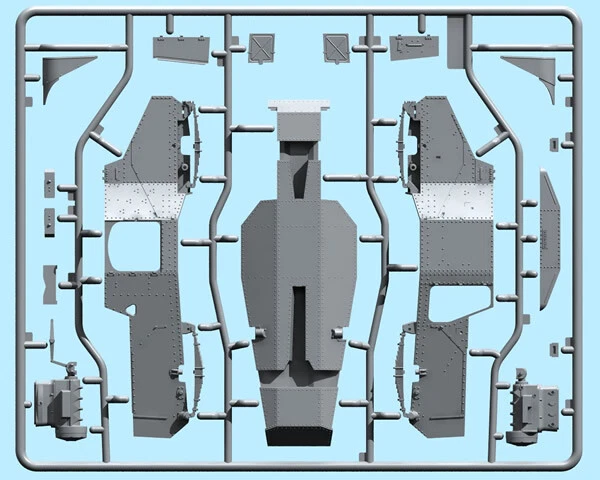 Panhard 178 with French Armoured Vehicle Crew 1:35 ICM35381 - icm modellismo - Immagine 2 di 4