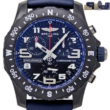 Breitling NEW Endurance Pro X82310 Blue Rubber BREITLINGWARRANTYPAPERS #BR162