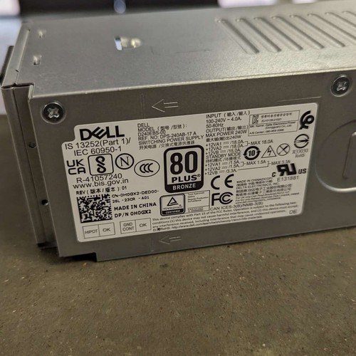 For Dell OptiPlex 3010 7010 240W SFF Power Supply psu 0FHRVJ 0H0GX2 05FK7C - Picture 2 of 2