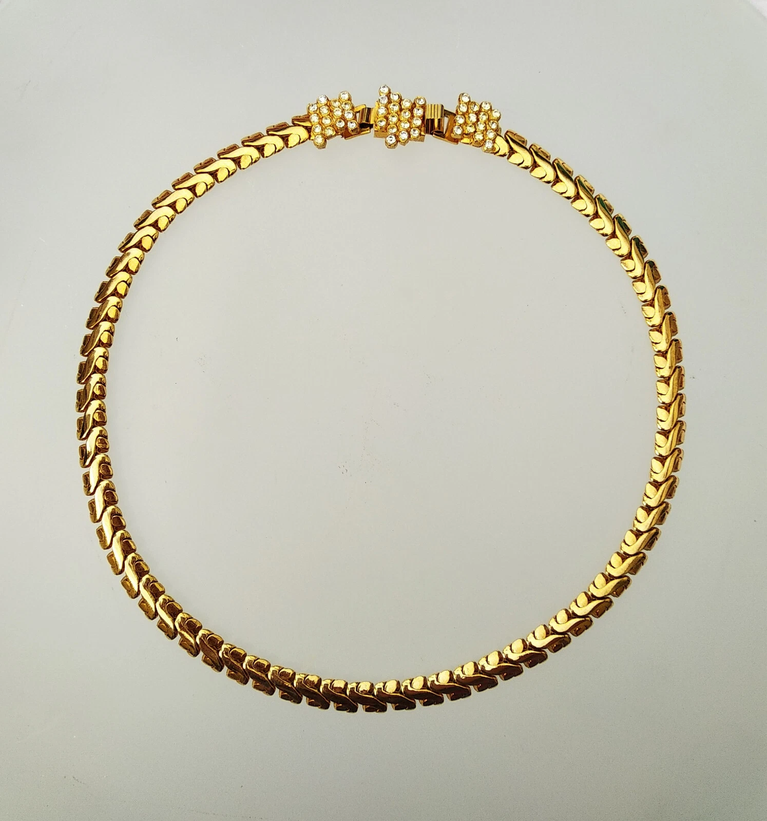 Ancien collier en chaîne dorée dlg YSL DIOR antique jewelry necklace vintage